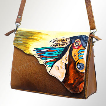 American Darling Cross Body Full Grain Genuine Leather Western Women Bag Handbag Purse | Crossbody for Cute